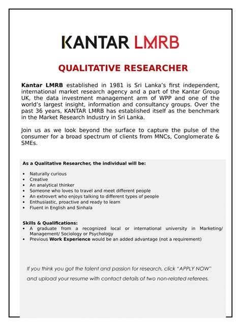 Qualitative Researcher 2025