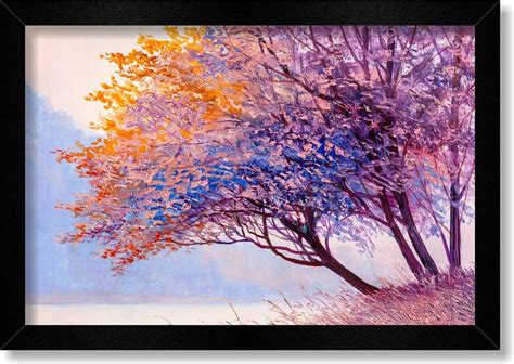 SR CREATIVE CRAFT Beautiful Nauture Art Painting With Synthetic Wood ...