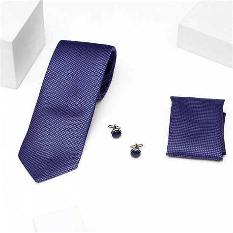 Shop Blue Tie Set & Black Diamond Perfume Gift for Men