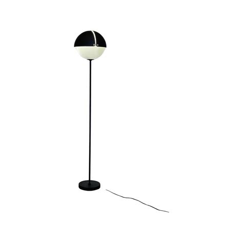 Black and Chrome Orb Floor Lamp Attributed to Stinovo, circa 1960s For ...