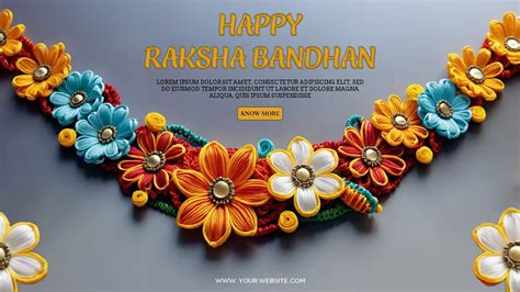 Creative Raksha Bandhan Celebration PSD Design | Psd Templates
