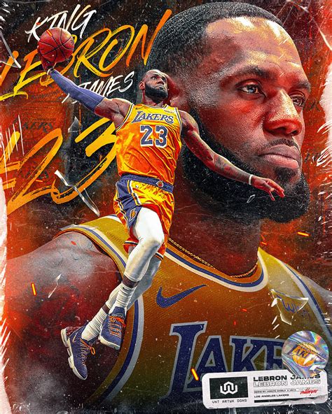 Nba Poster | Lebron James | Los Angeles Lakers on Behance | Lebron ...