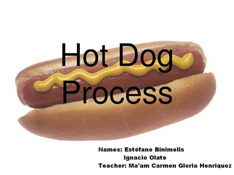 Image result for Hot Dog Making Process