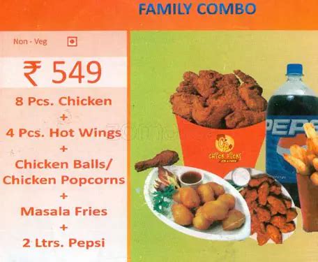 Menu at Chick Picks, Chandigarh, 6