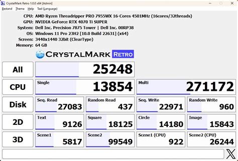 Software-update: CrystalMark Retro 1.0.0 - Computer - Downloads - Tweakers