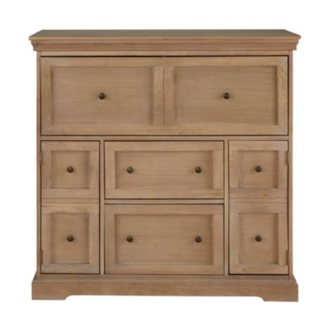 Eastman Secretary Desk with Compact Workstation & Ample File Storage