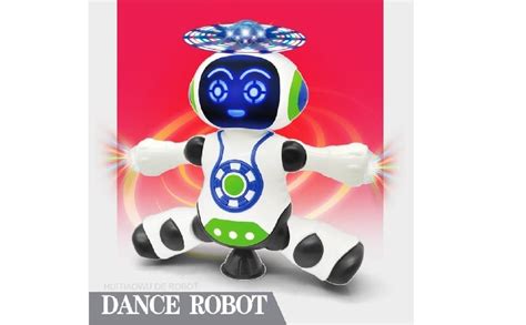 Buy FunBlast Dancing Robot with Music, Robot for Kids with 3D Flashing ...