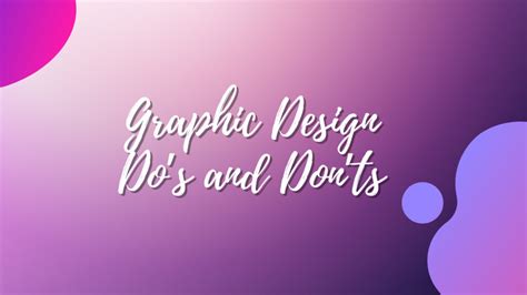 Graphic Design Do’s And Don’ts - Level Up Studios