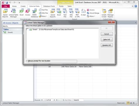How to Use Linked Table Manager in Access 的图像结果