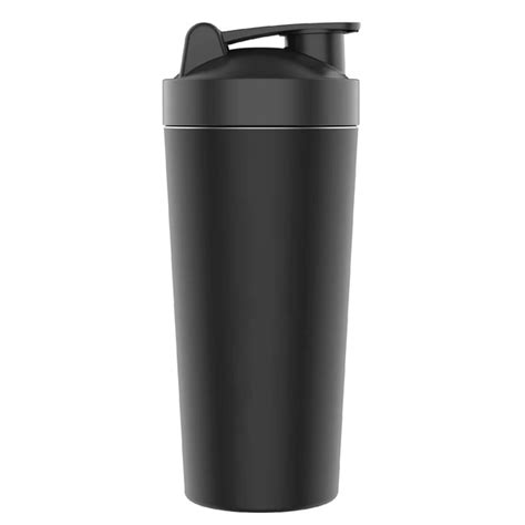 Body Smith Black Gym Metal Stainless Steel Protein Shaker