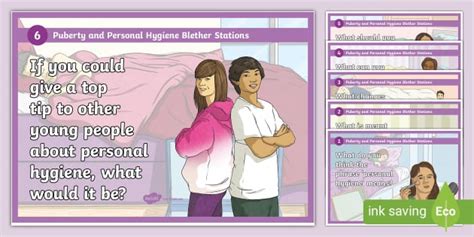 RSHP Puberty and Personal Hygiene Blether Stations