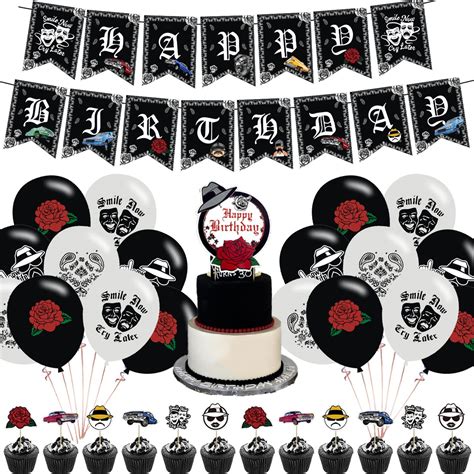 Buy Cholo Birthday Party Decorations, Bundle of 35 Early 2000s Old ...