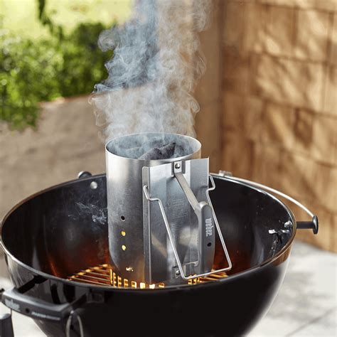 Rapidfire Chimney Starter | Charcoal Briquettes and Accessories | Weber ...