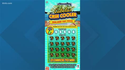Idaho Lottery Cabela's Cash Cooler scratch game | krem.com