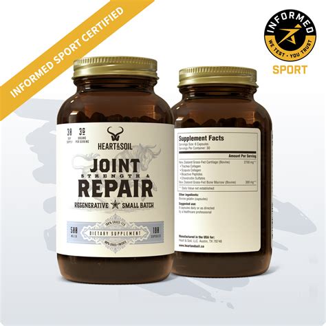 Joint Strength & Repair | Mobility Supplement | Heart & Soil