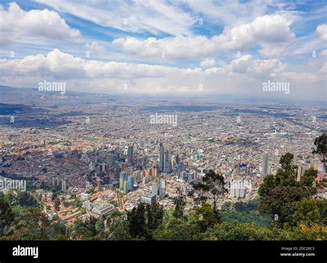 aerial view of Bogota, the capital and largest city of Colombia Stock Photo - Alamy
