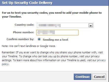Image result for Authentication Code Facebook