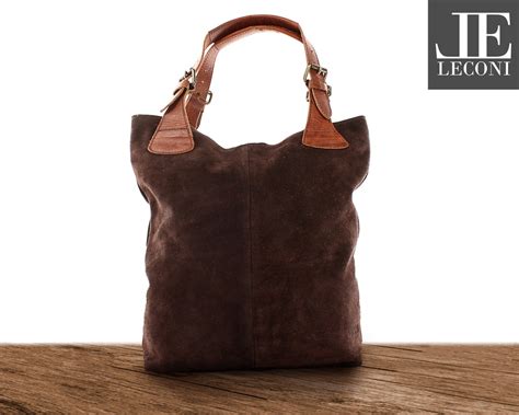 Buy LECONI Handle Bag Shopper for Women Bucket Bag Leather Bag Online ...