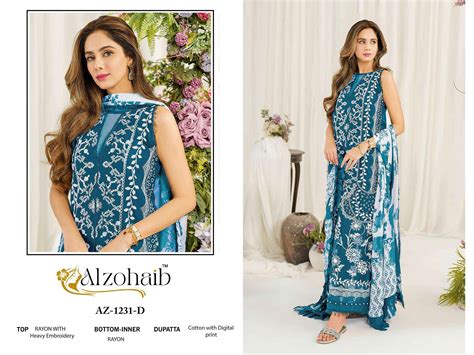 Al zohaib Ruba Vol 1 Cotton Pakistani Suits - Surat Wholesale Market