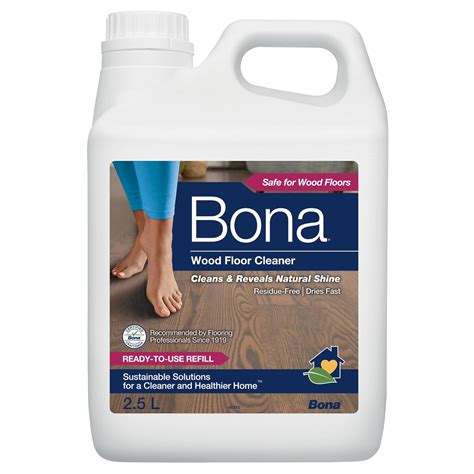 Bona Hardwood Floor Cleaner Refill (2.5 Ltr) (88 oz) (Specially ...