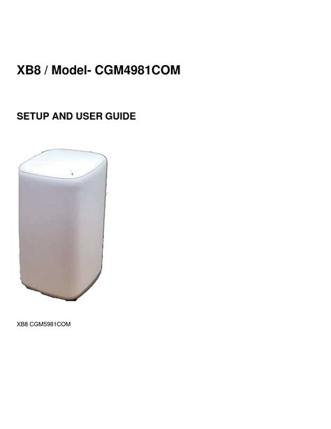 Image result for Installing Xfinity XB8 T Modem