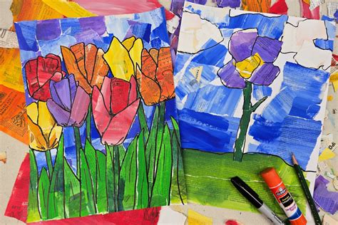 Image result for Spring Paper Collage