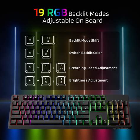 Buy LTC NB1041 Nimbleback Wired 104-Key Hot-Swappable Mechanical ...