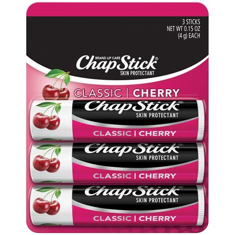 Buy Chapstick Lip Balm-Classic Cherry-3 Pack Online at Low Prices in ...