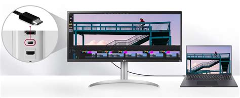 LG 34WQ650-W 34 Inch 21:9 UltraWide Full HD (2560 x 1080) IPS Monitor ...