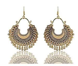 Fashion Factory Designer Afghani Kashmiri Tribal Oxidized Dangle Long ...