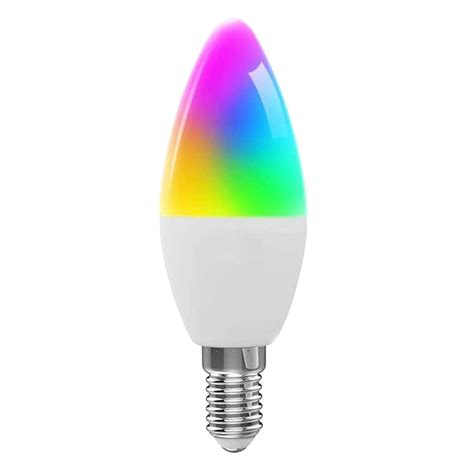 Buy LOOM TREE® Wifi Rgbcw Smart Light Bulb 5W 300Lm E14 Multi-Color ...
