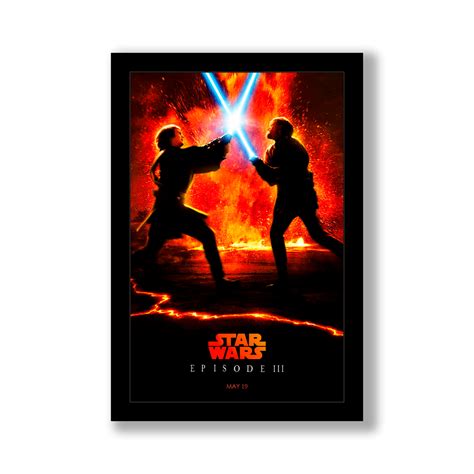 Star Wars Episode Iii Revenge Of The Sith Framed Movie Poster 12) STAR