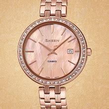 Casio Analog Rose Gold Dial Women's Watch-SHE-4052PG-4AUDF (SX243 ...