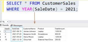 How to Write Year in SQL with Examples 的图像结果