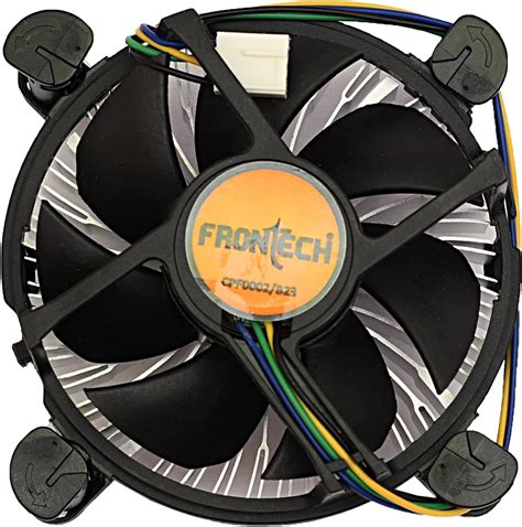 FRONTECH 775/1155 CPU Cooling Fan with Universal Socket & Heat Sink for ...