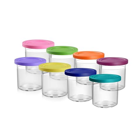 Buy Omnikit Containers Replacement for Ninja Creami Pints and Lids - 8 ...