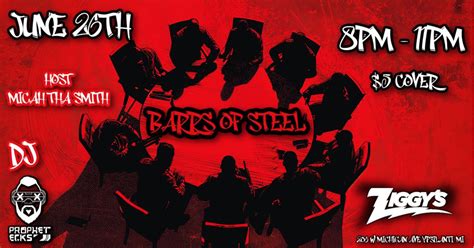 Barrs of Steel Live at Ziggys , Ziggy's, Ypsilanti, 26 June 2024 ...