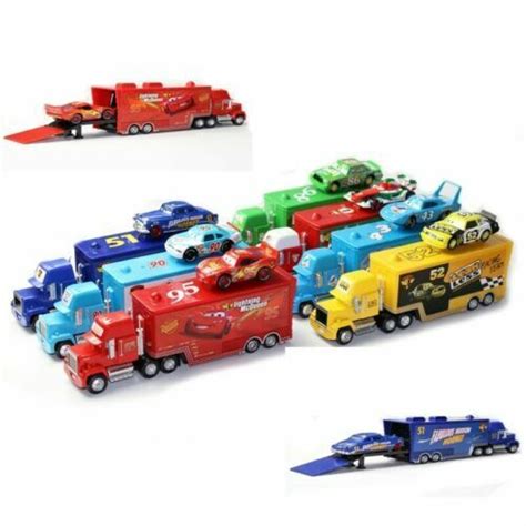 McQueen Disney Pixar Cars Movie Mack Hauler Truck India | Ubuy