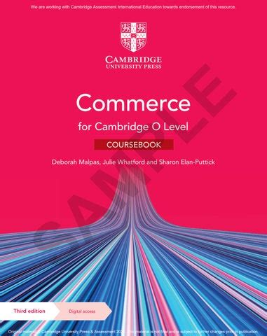 Commerce for Cambridge O Level Coursebook with Digital Access (2 Years ...