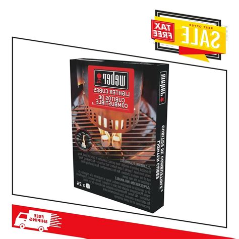 Weber Lighter Cubes Fire Charcoal Starters Pack