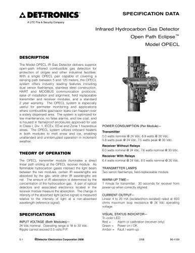 Det-Tronics Gas Detection Solutions Brochure - Detector Electronics ...