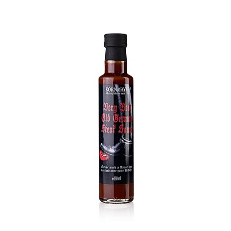 Very Best Old German Steak Sauce, Kornmayer, 250ml, Bottle | GOURMET ...