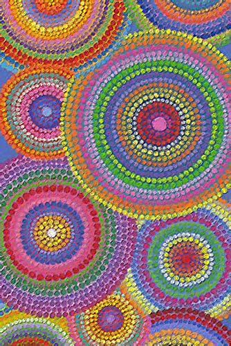 Abstract Art - Circular Pattern of Colour Pixels Print| Unframed Print ...