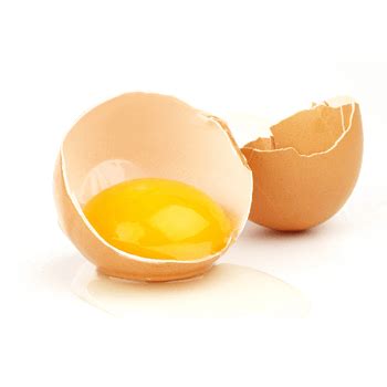 鸡蛋破了，蛋黄和蛋白都流出来了高清摄影大图-千库网
