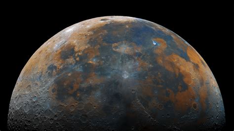每日壁纸: 月球的高清合成影像 (© Prathamesh Jaju) - 自习