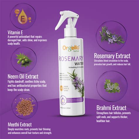 Rosemary Water For Hair Growth - 200ml – Orgello