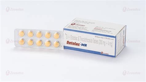 Setolac MR Tablets | Pain Management | S (+) Etodolac & Thiocolchicoside