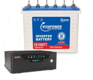 Microtek 36 Months Warranty Tubular Inverter Battery Price in India ...