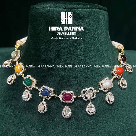 Navaratna Triple Cut Diamond – Hirapanna Jewellers