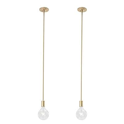 Buy VidaLite Modern Style Single Bulb Pendant Light Adjustable Screw ...